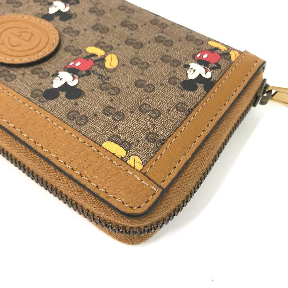 GUCCI Long Wallet Purse 602532 GG Supreme Canvas … - image 5