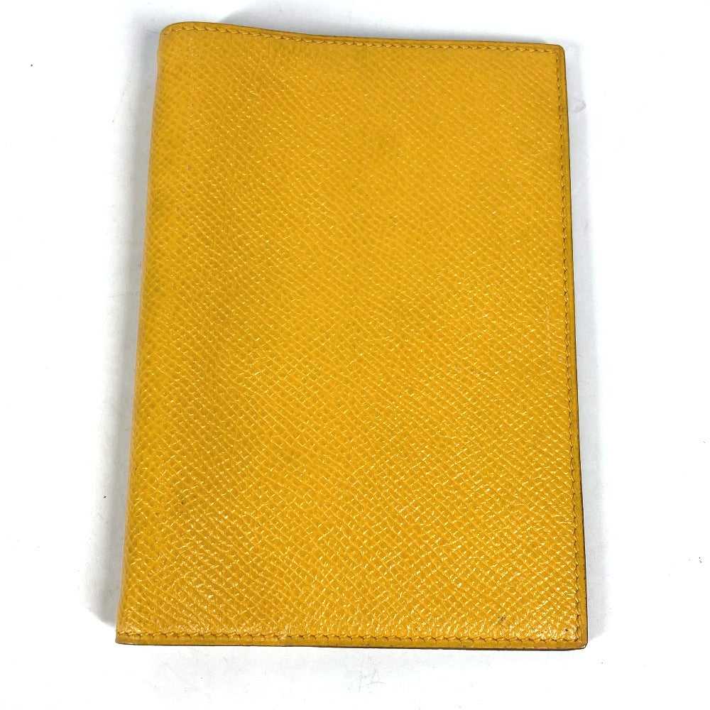 HERMES Notebook cover leather yellow Agenda PM Wo… - image 1