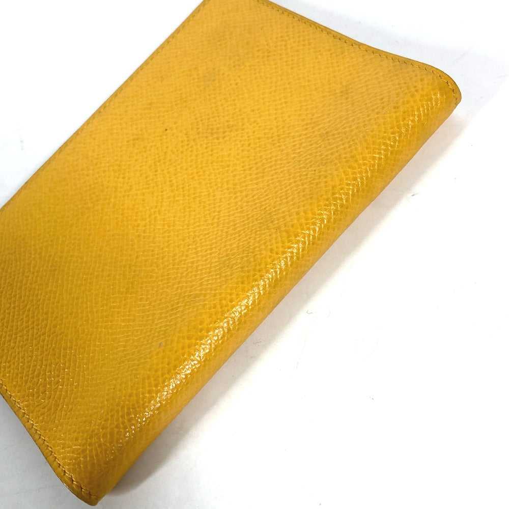 HERMES Notebook cover leather yellow Agenda PM Wo… - image 5