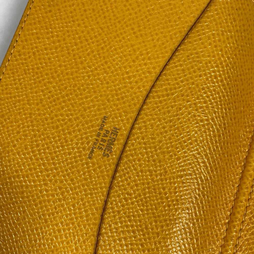 HERMES Notebook cover leather yellow Agenda PM Wo… - image 7