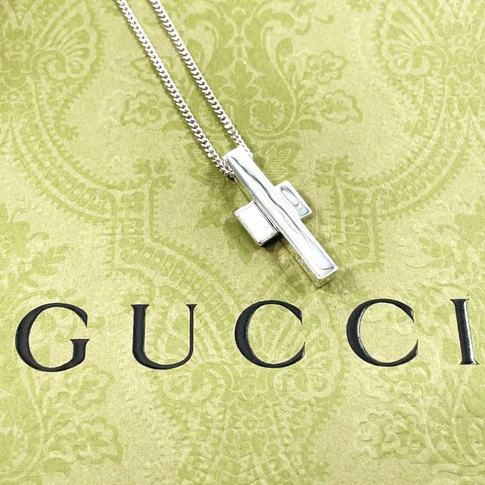 GUCCI Necklace Silver925 Silver cross - image 3