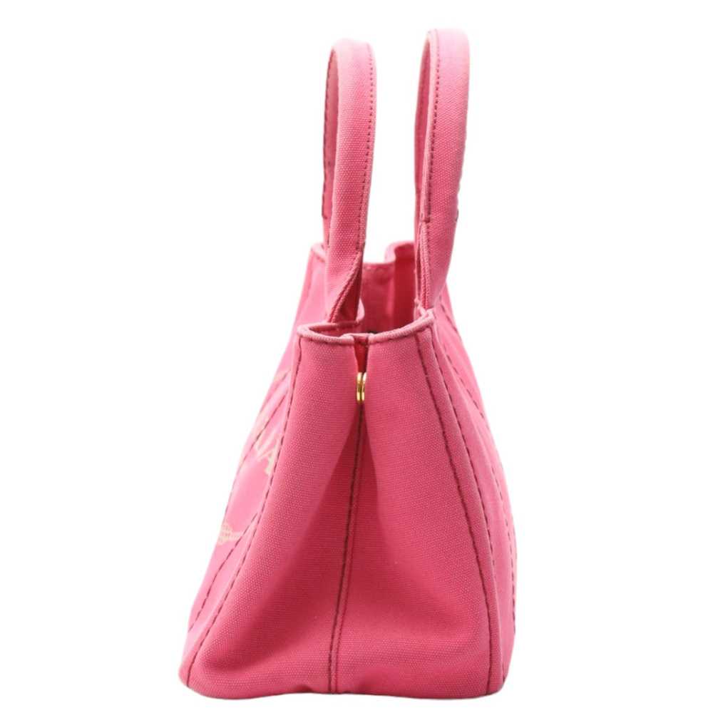 PRADA Tote Bag 1BG439 Cotton canvas pink Tote Bag… - image 5