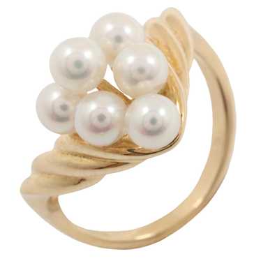 TASAKI Ring K18 Yellow Gold, Pearl gold Women Use… - image 1