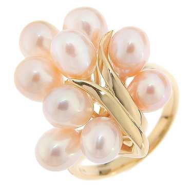 TASAKI Ring K18 Yellow Gold, Pearl gold Pearl Wom… - image 1