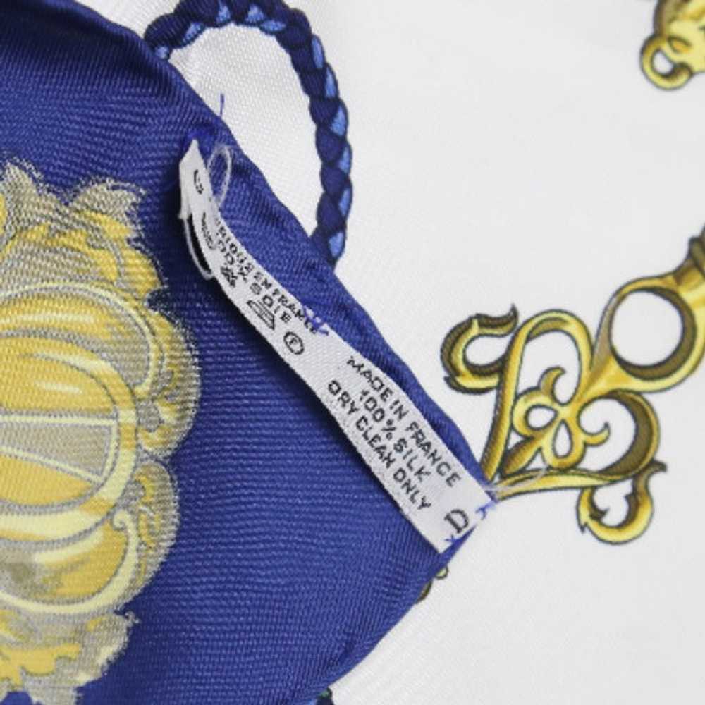 HERMES scarf silk blue Carre90 Key LE Cles Women … - image 5