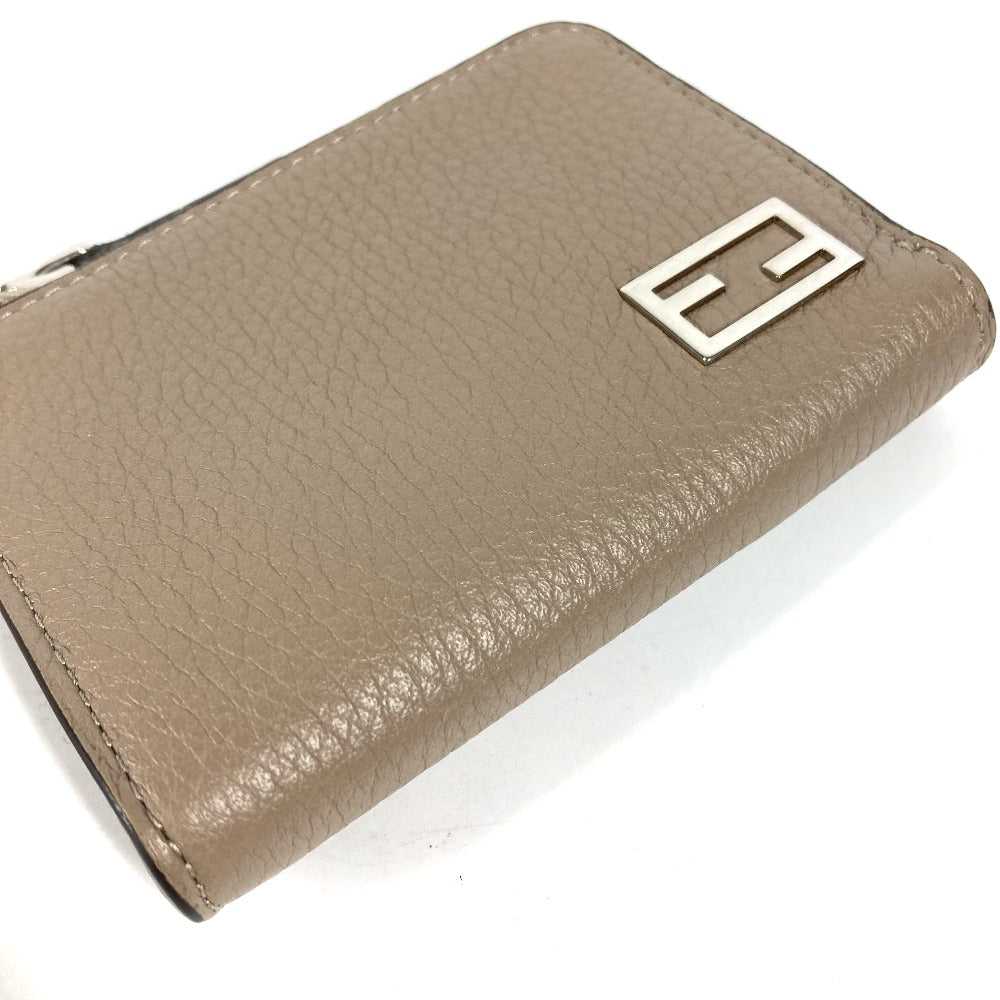 FENDI Coin case 7M0330 leather Beige type Fragmen… - image 6