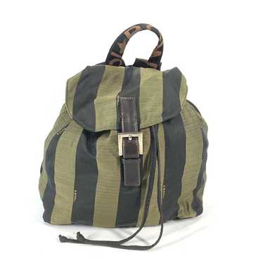 FENDI Backpack Nylon green vintage Pecan Women Us… - image 1