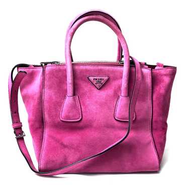 PRADA Handbag BN2625 Suede suede pink SCAMOSCIATO 