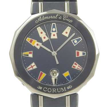 CORUM Watches Quartz 99.710.30 V050 Gun Metal Blu… - image 1