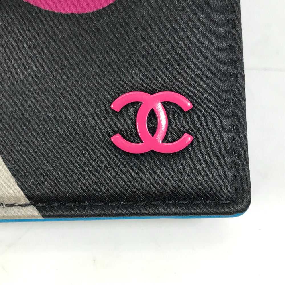 CHANEL passport case Nylon / leather black CC COC… - image 11