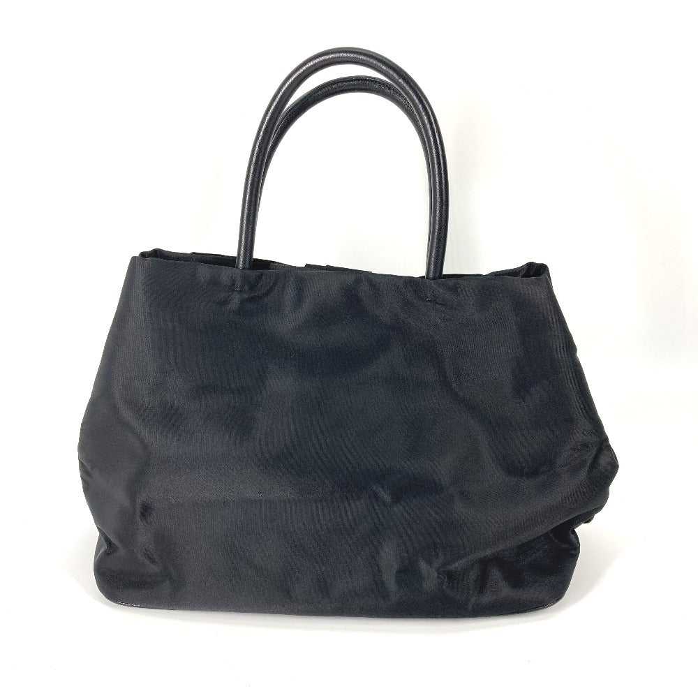 PRADA Tote Bag 1BG068 Nylon / leather black Trian… - image 2