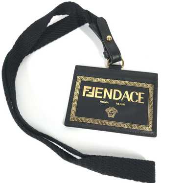 VERSACE Card Case leather black FENDI collaborati… - image 1