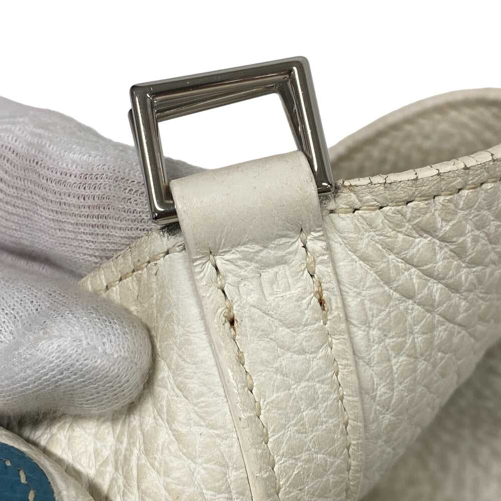 HERMES Handbag Taurillon Clemence white Picotin E… - image 10