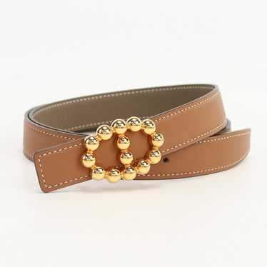 HERMES Reversible belt Mayonnaise Bubble belt/Swif