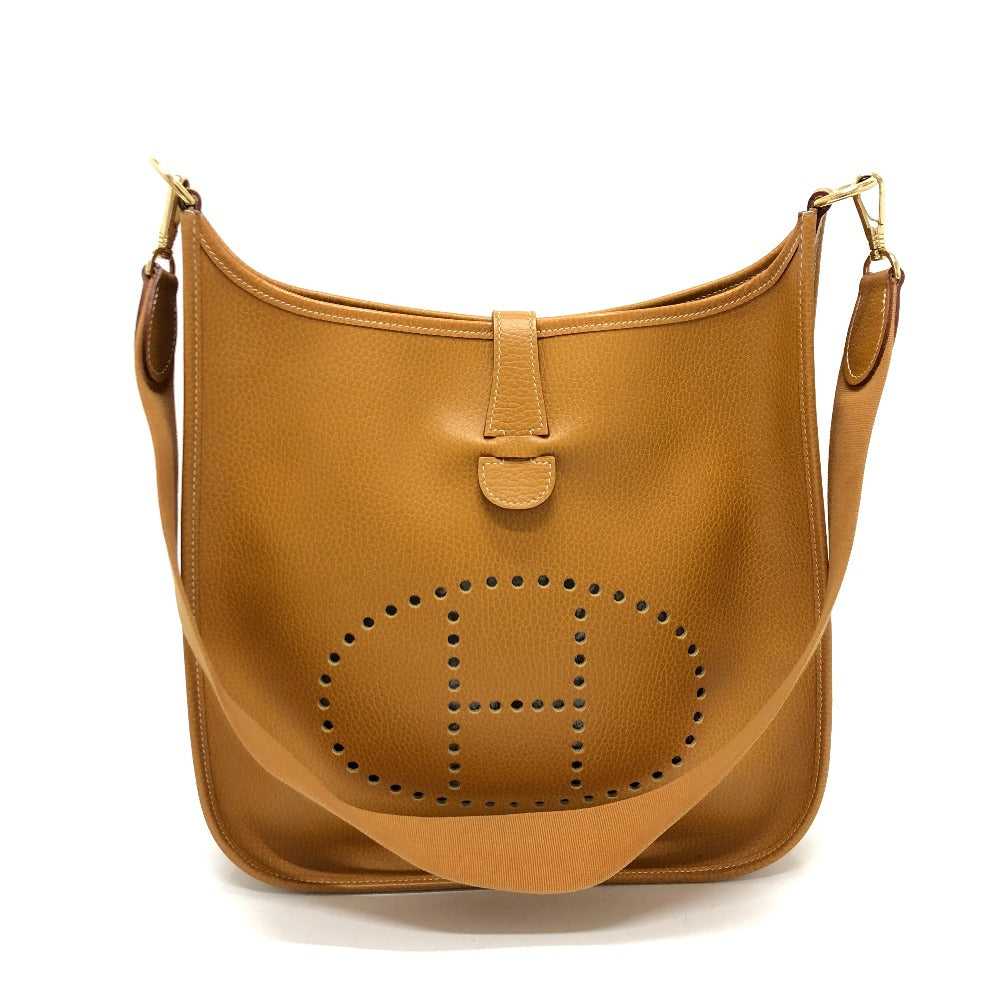 HERMES Shoulder Bag Ardenne gold Evelyn 1 GM Wome… - image 1