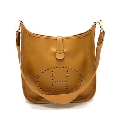 HERMES Shoulder Bag Ardenne gold Evelyn 1 GM Wome… - image 1