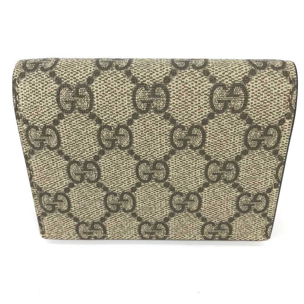 GUCCI Folded wallet 506277 GG Supreme Canvas Beig… - image 5