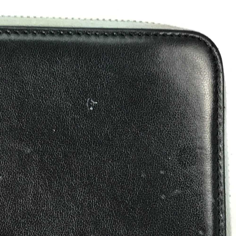 CHANEL Long Wallet Purse leather black airline tr… - image 10