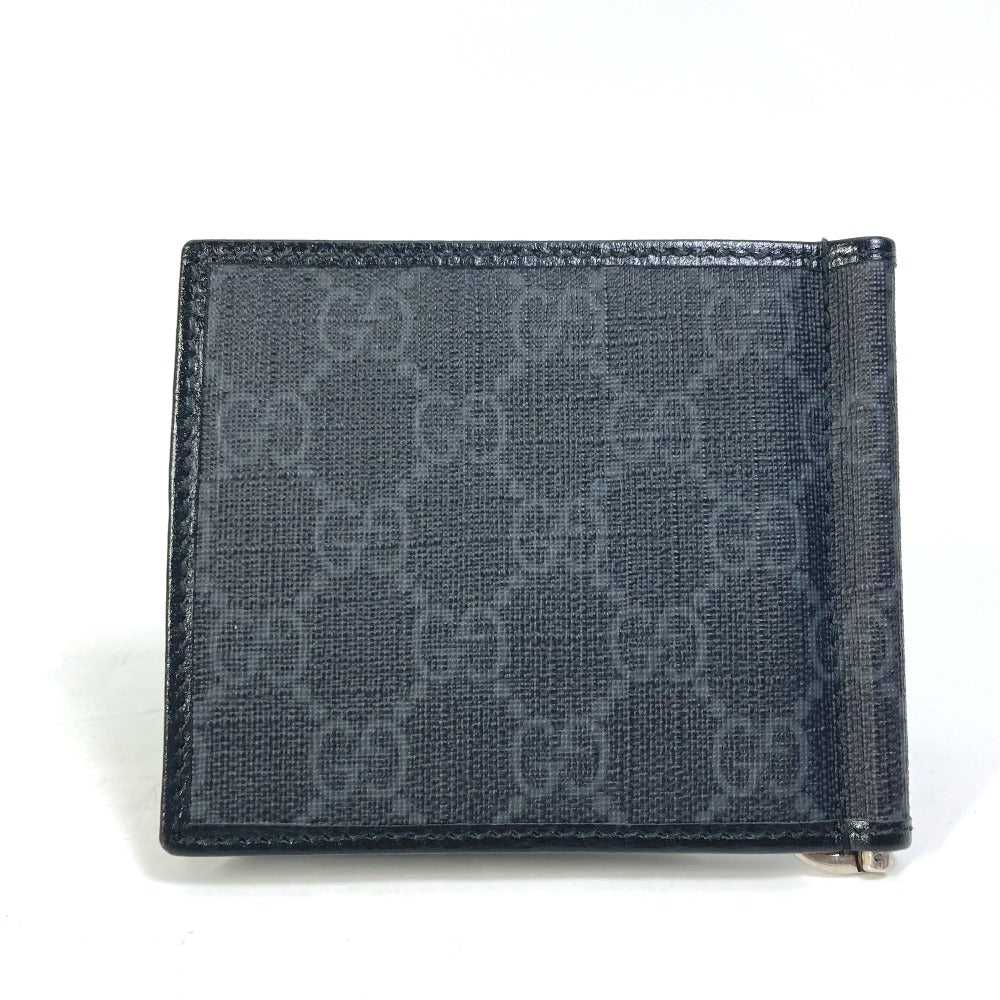 GUCCI Folded wallet 700686 GG Supreme Canvas blac… - image 2