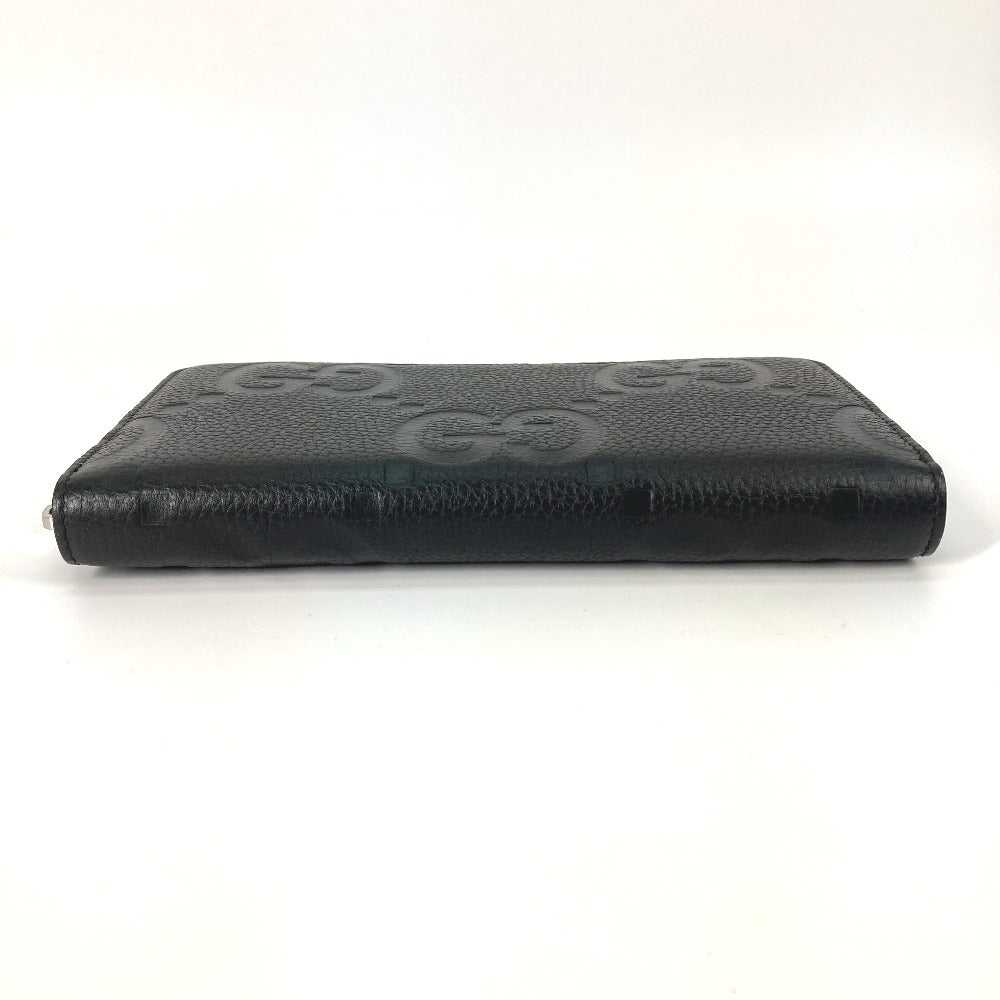 GUCCI Long Wallet Purse 739482 leather black Jumb… - image 2