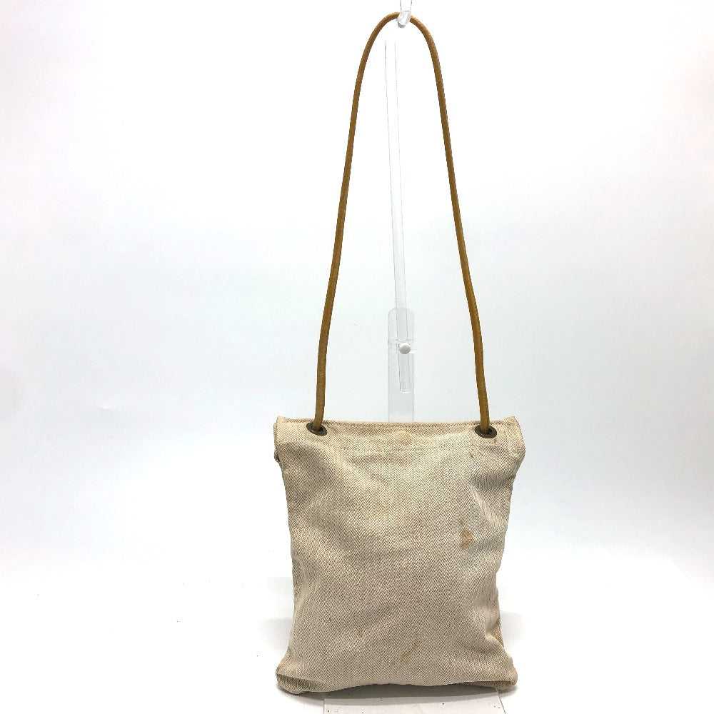 HERMES Shoulder Bag Towal chevron beige logo Alin… - image 2