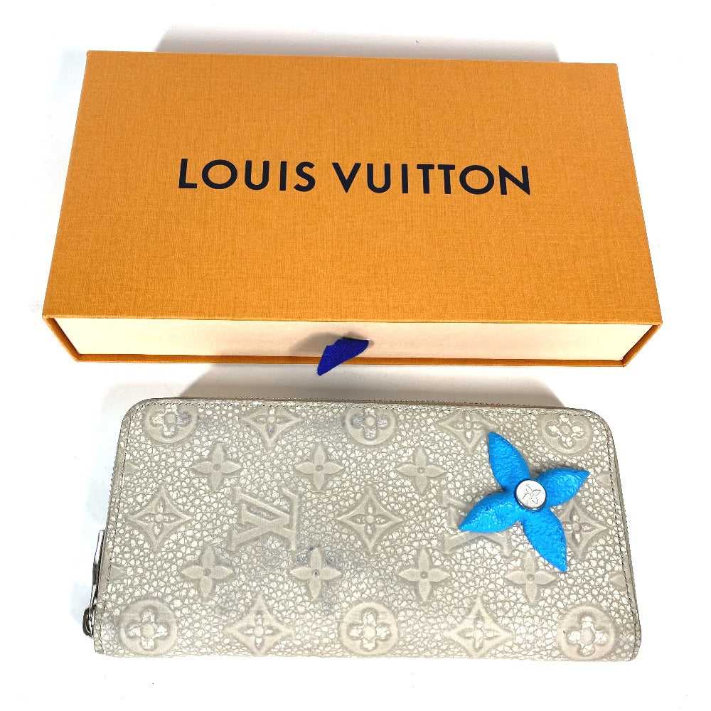 LOUIS VUITTON Long Wallet Purse M81573 Taurillon … - image 3