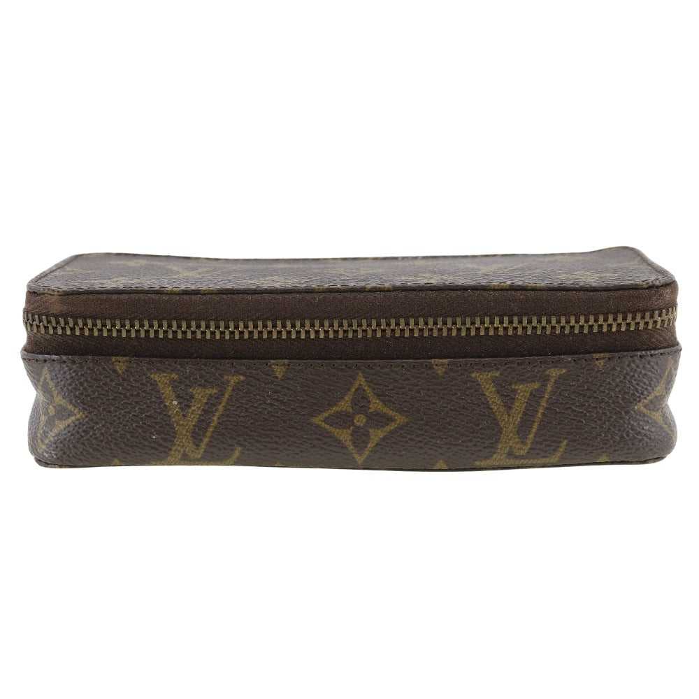 LOUIS VUITTON Pouch M47352 Monogram canvas Brown … - image 1