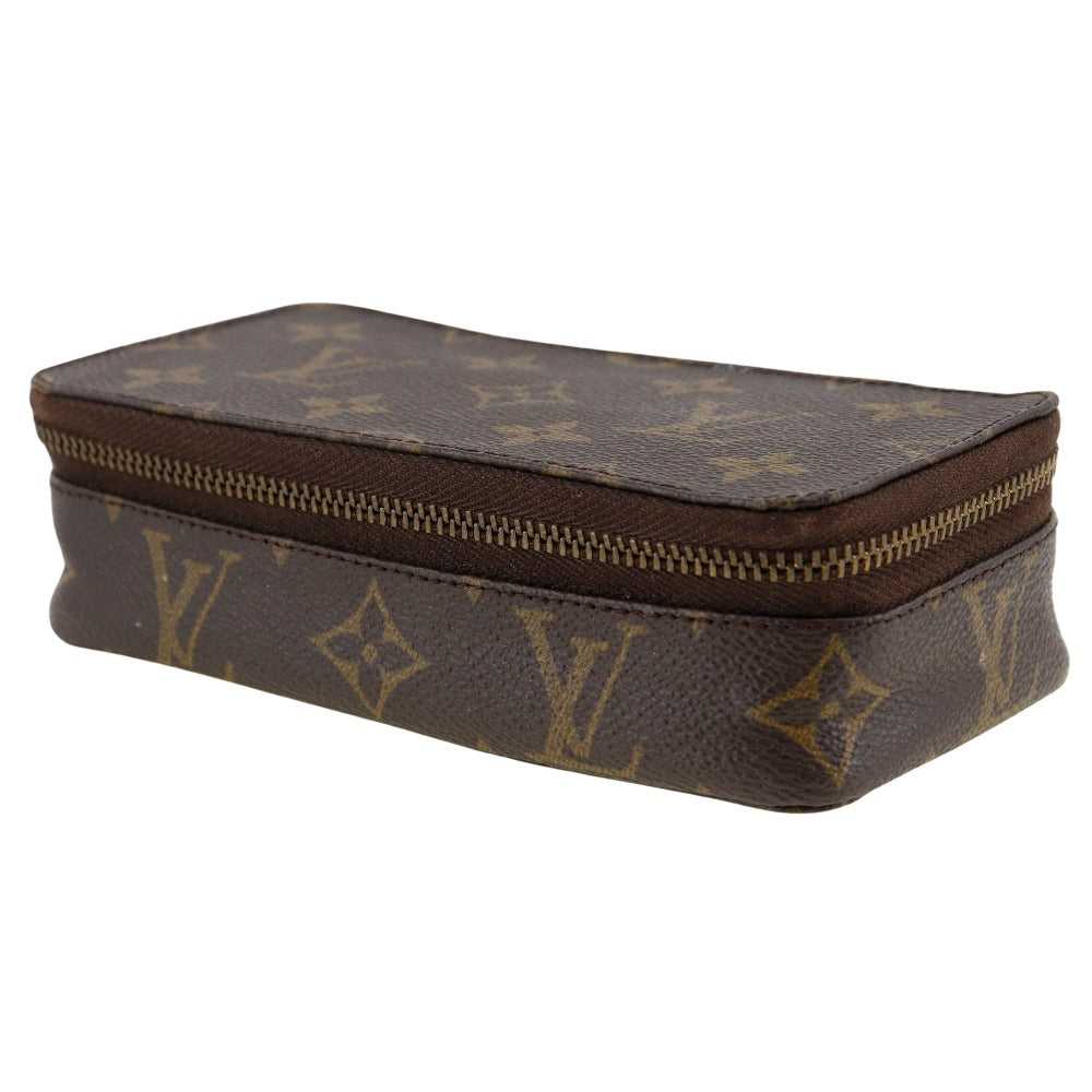 LOUIS VUITTON Pouch M47352 Monogram canvas Brown … - image 2