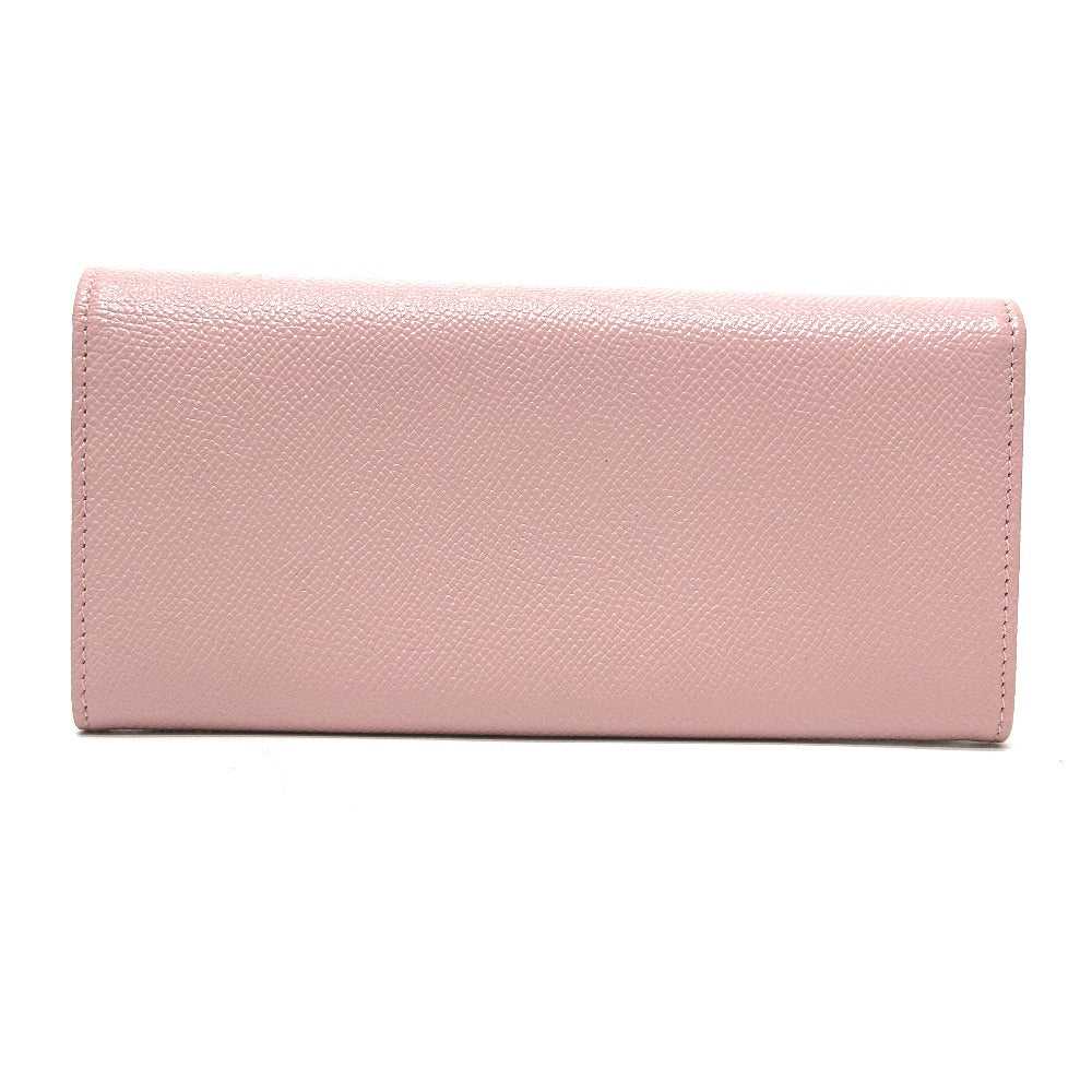 BVLGARI Long Wallet Purse 291419 leather pink Bul… - image 2