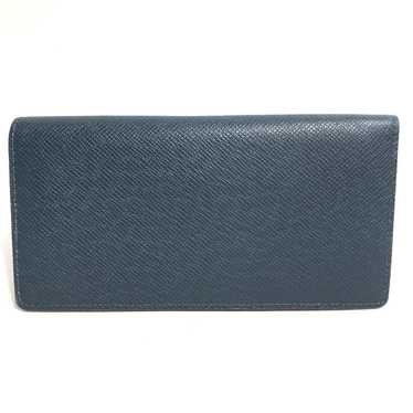 LOUIS VUITTON Long Wallet Purse M30662 Taiga Leat… - image 1