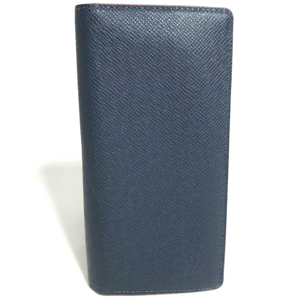 LOUIS VUITTON Long Wallet Purse M30662 Taiga Leat… - image 6