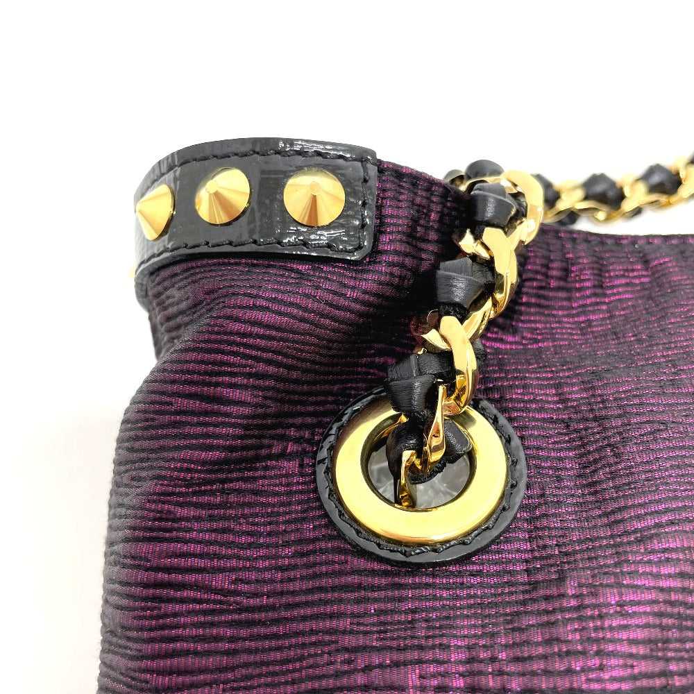 LOUIS VUITTON Tote Bag Canvas / leather Purple / … - image 8