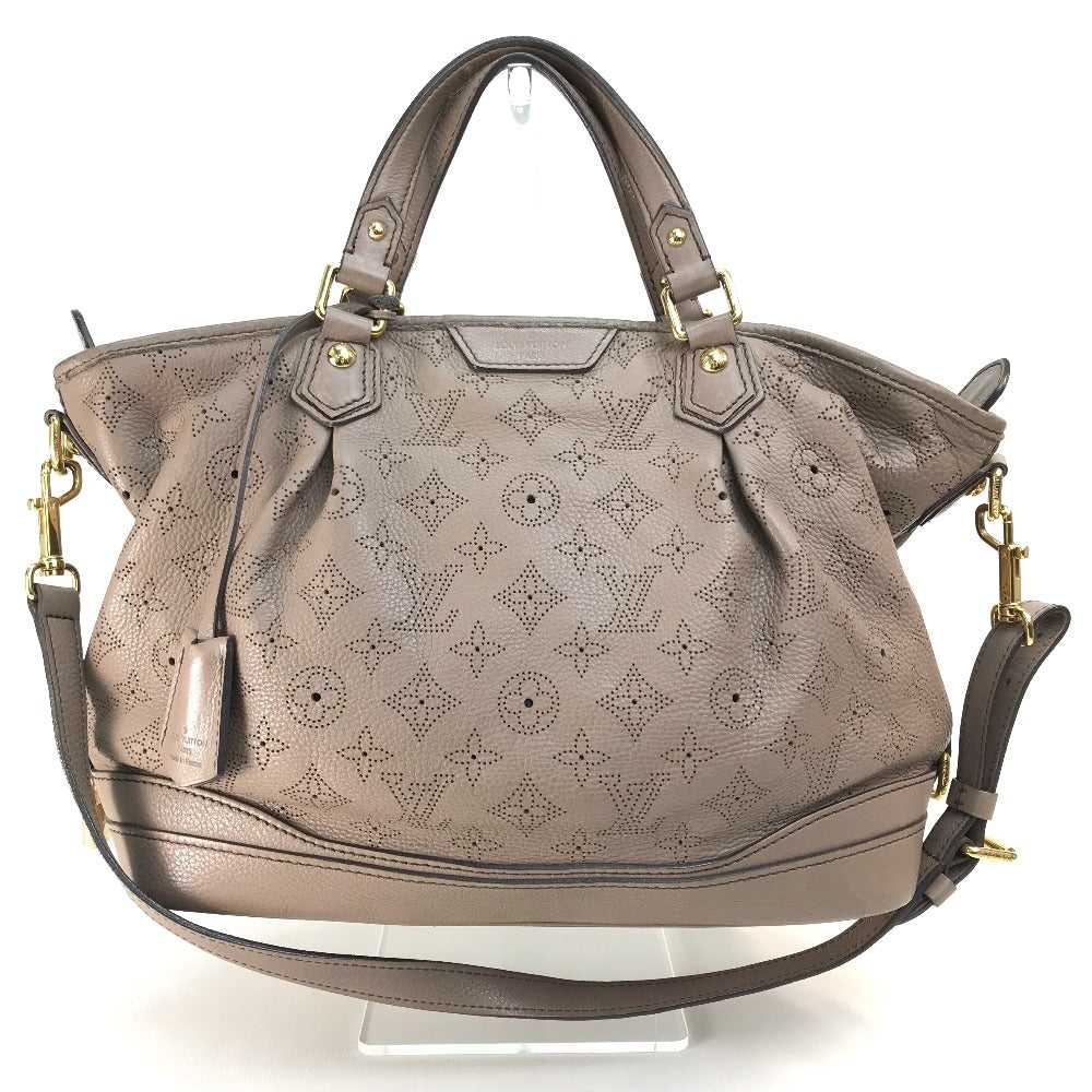 LOUIS VUITTON Handbag M93175 monogram mahina leat… - image 1