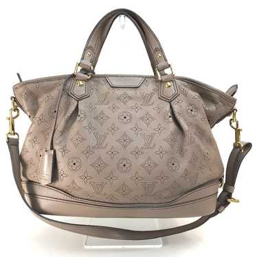 LOUIS VUITTON Handbag M93175 monogram mahina leat… - image 1