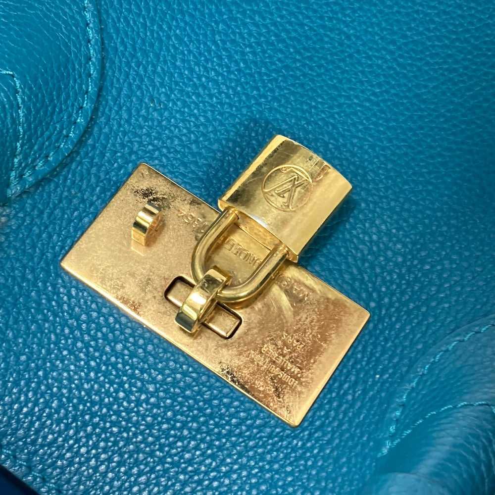 LOUIS VUITTON Shoulder Bag M55023 leather blue Ha… - image 10