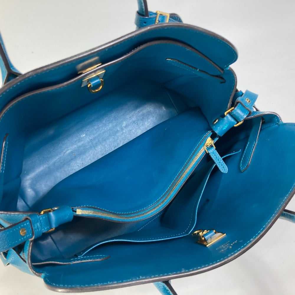 LOUIS VUITTON Shoulder Bag M55023 leather blue Ha… - image 11