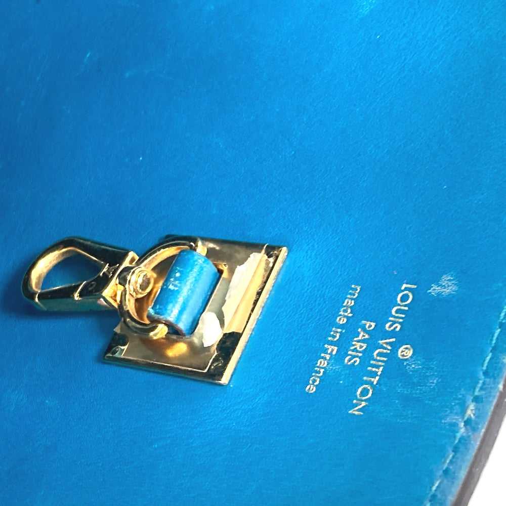 LOUIS VUITTON Shoulder Bag M55023 leather blue Ha… - image 12