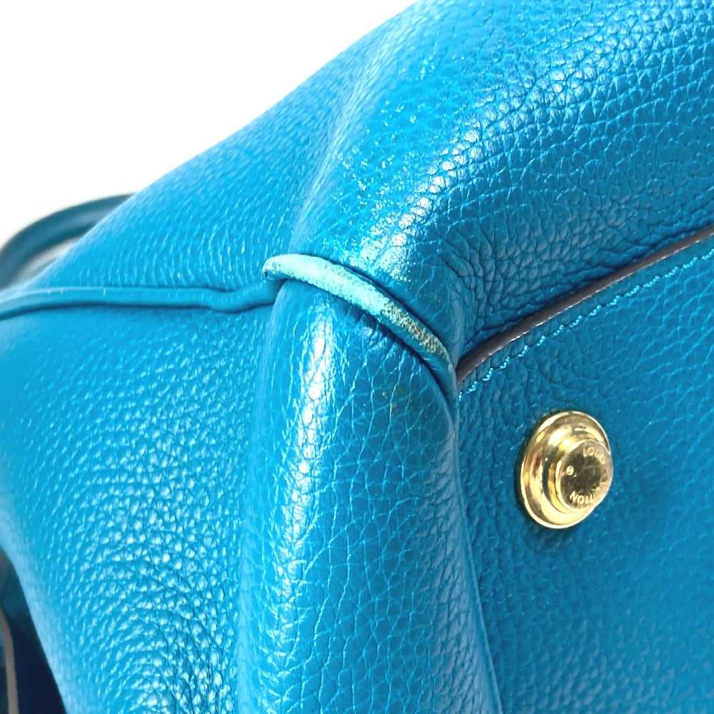 LOUIS VUITTON Shoulder Bag M55023 leather blue Ha… - image 7