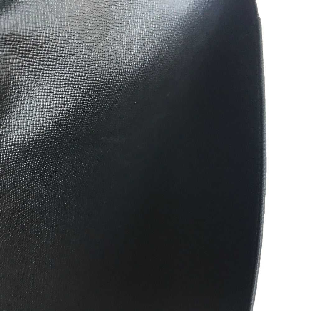 LOUIS VUITTON Clutch bag leather black LV logo Po… - image 9