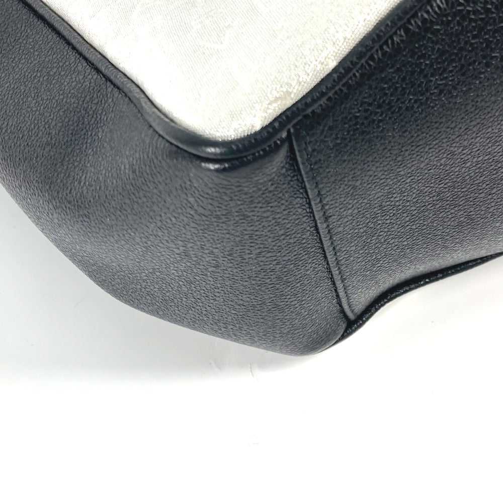 BVLGARI Handbag Canvas / leather white Logo mania… - image 10