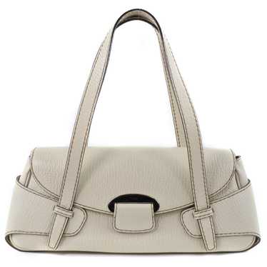 TOD'S Handbag leather beige Women Used Authentic - image 1