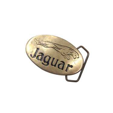 Vintage Vintage Jaguar Solid Brass Belt Buckle