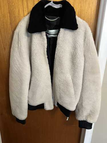 Off-White Off-White shearling bomber jacket