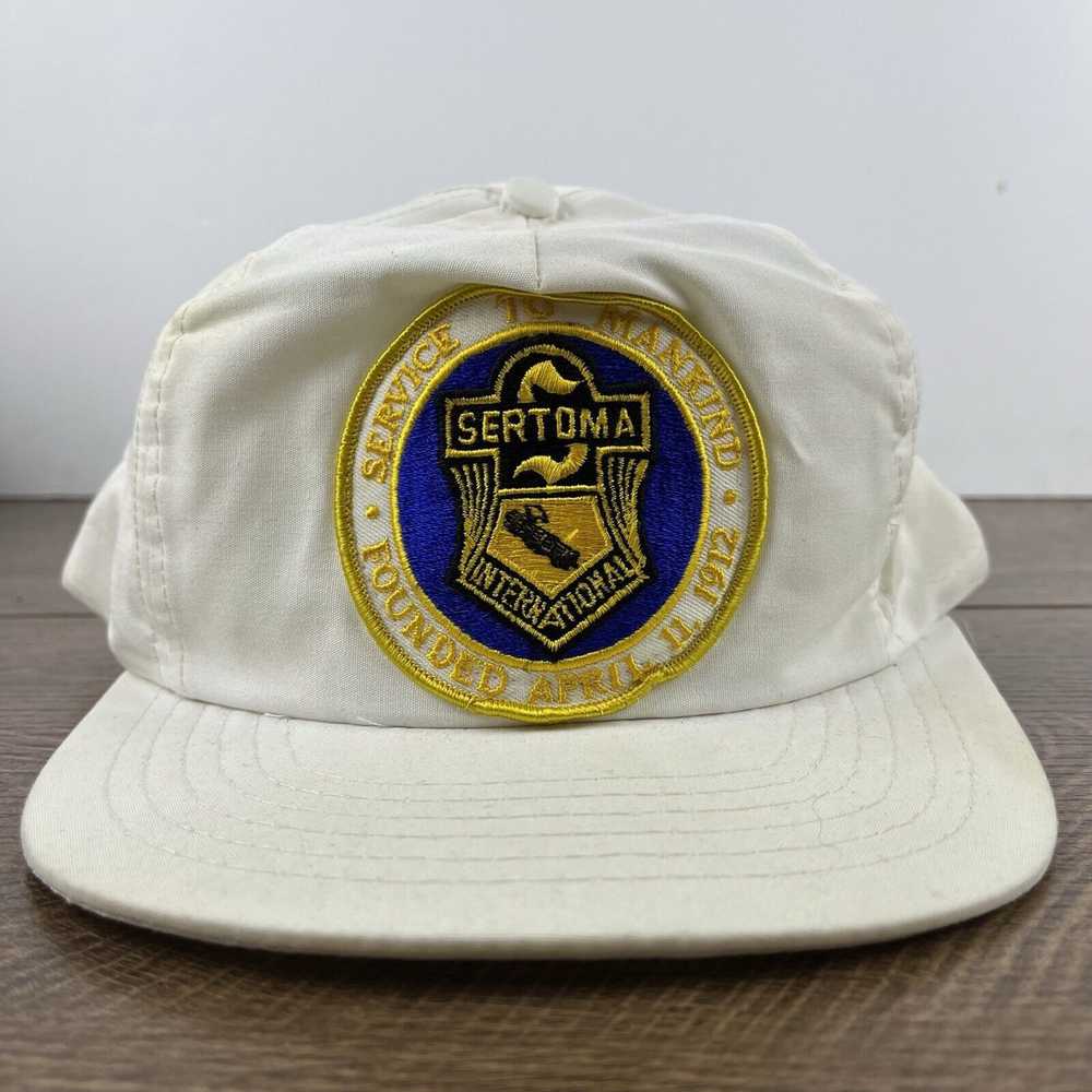 Other Sertoma International Snapback Hat White Ha… - image 2