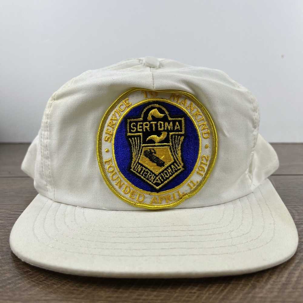 Other Sertoma International Snapback Hat White Ha… - image 4