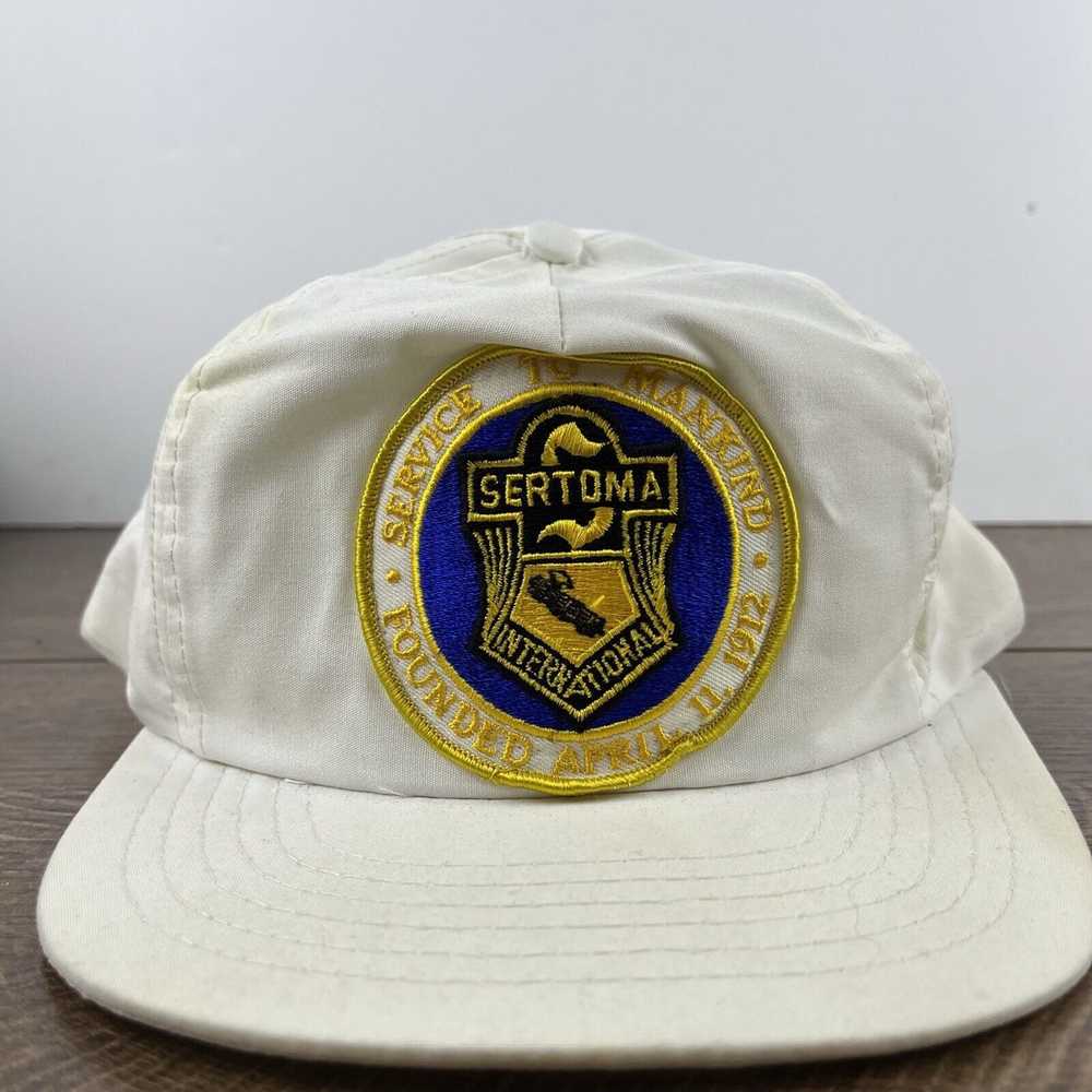 Other Sertoma International Snapback Hat White Ha… - image 5