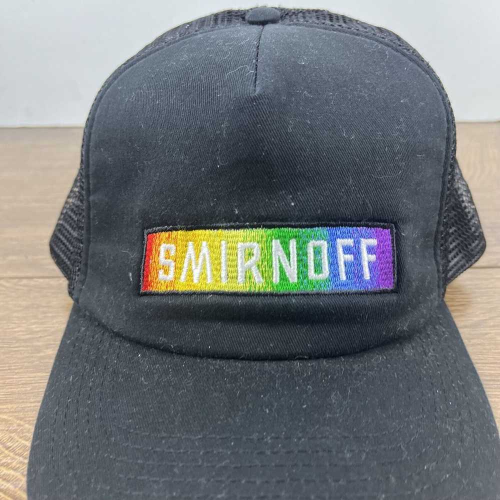 Other Smirnoff Hat Smirnoff Snapback Hat Black Ha… - image 7