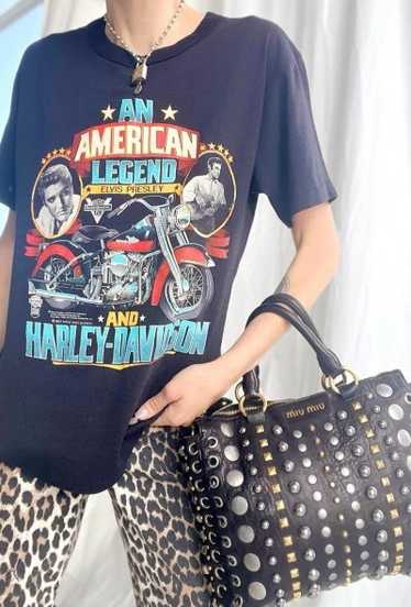 Elvis & Harley Davidson an American legend t-shirt