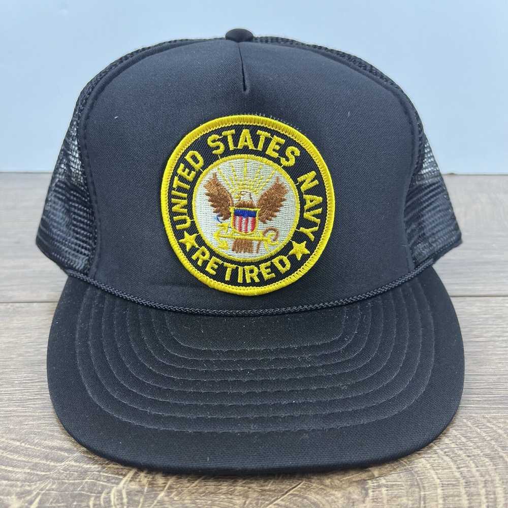 Other United States Navy Retired Snapback Hat Bla… - image 1