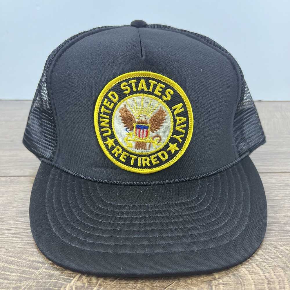 Other United States Navy Retired Snapback Hat Bla… - image 2